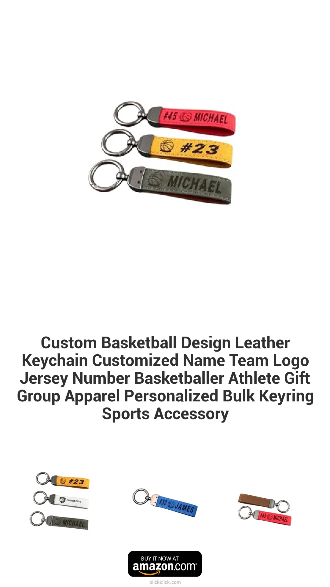Custom Basketball Design Leather Keychain Customized Name Team Logo Jersey Number Basketballer Athlete Gift Group Apparel Personalized Bulk Keyring Sports Accessory