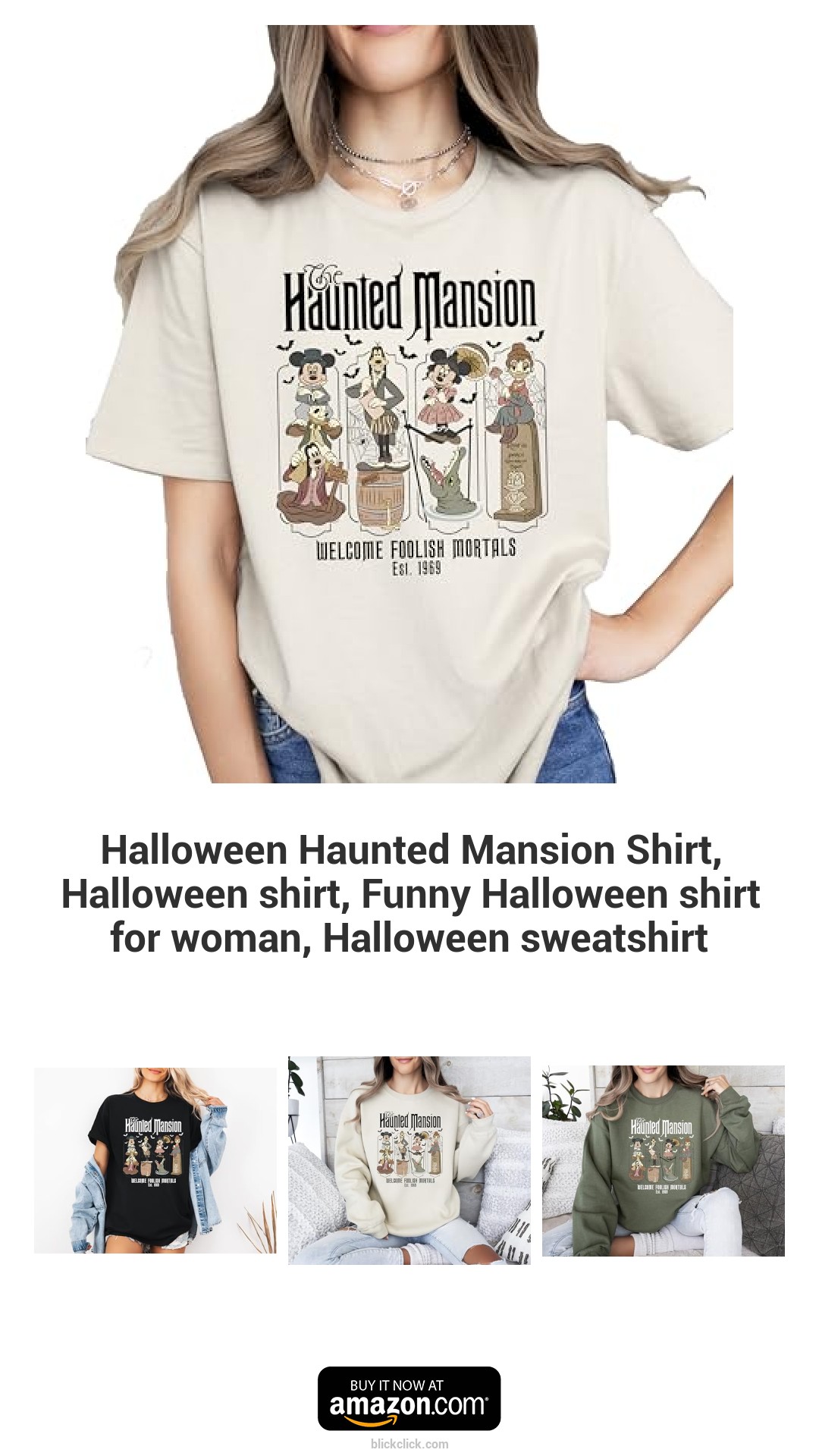 Halloween Haunted Mansion Shirt, Halloween shirt, Funny Halloween shirt for woman, Halloween sweatshirt
